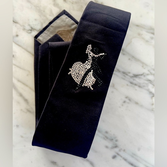 Viktor & Rolf Monsieur Crystal Silk Tie - Rare! - Picture 1 of 5